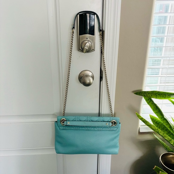 Kate Spade NY Natalia Flap Grain Leather Small Shoulder/Crossbody Bag 11”x6.5”x3 - Picture 9 of 16